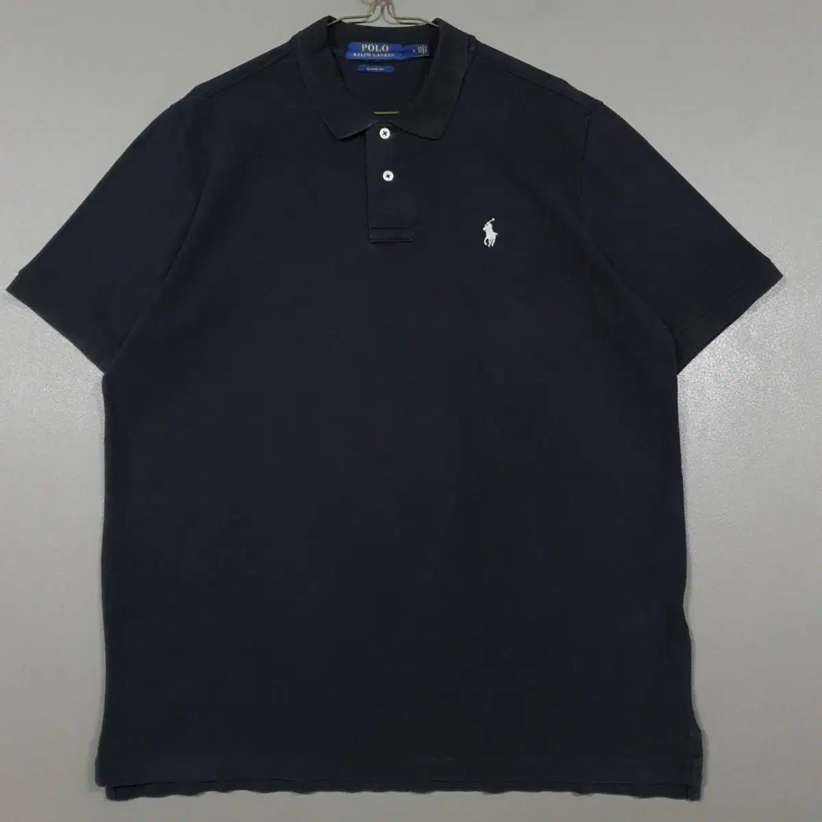 ポロ ラルフローレン 新モデル ポニー 半袖 カラーTシャツ クラシックフィット MESSI ポロ シャツ ブラック