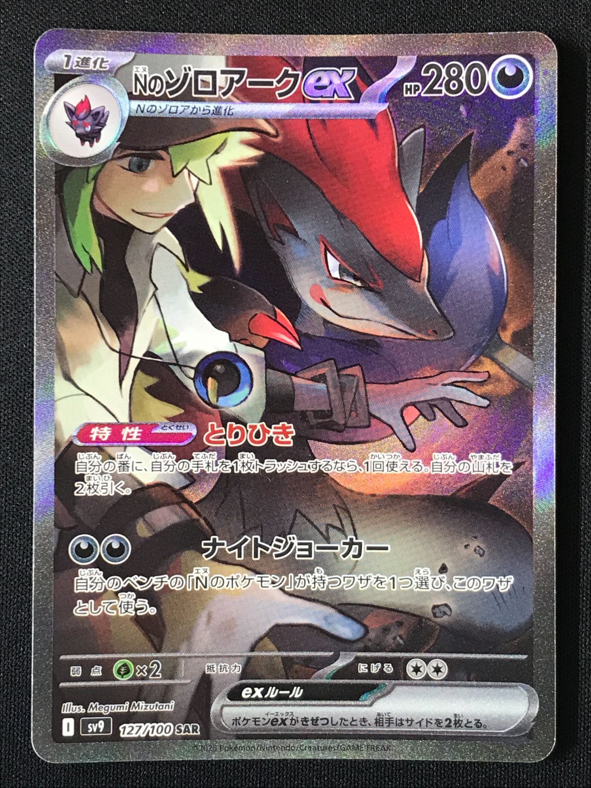 ポケカトレナーズ SAR SR 19枚セット ポケモンカードゲーム ポケカ Nのゾロアークex SAR SV9-127 SV9 拡張