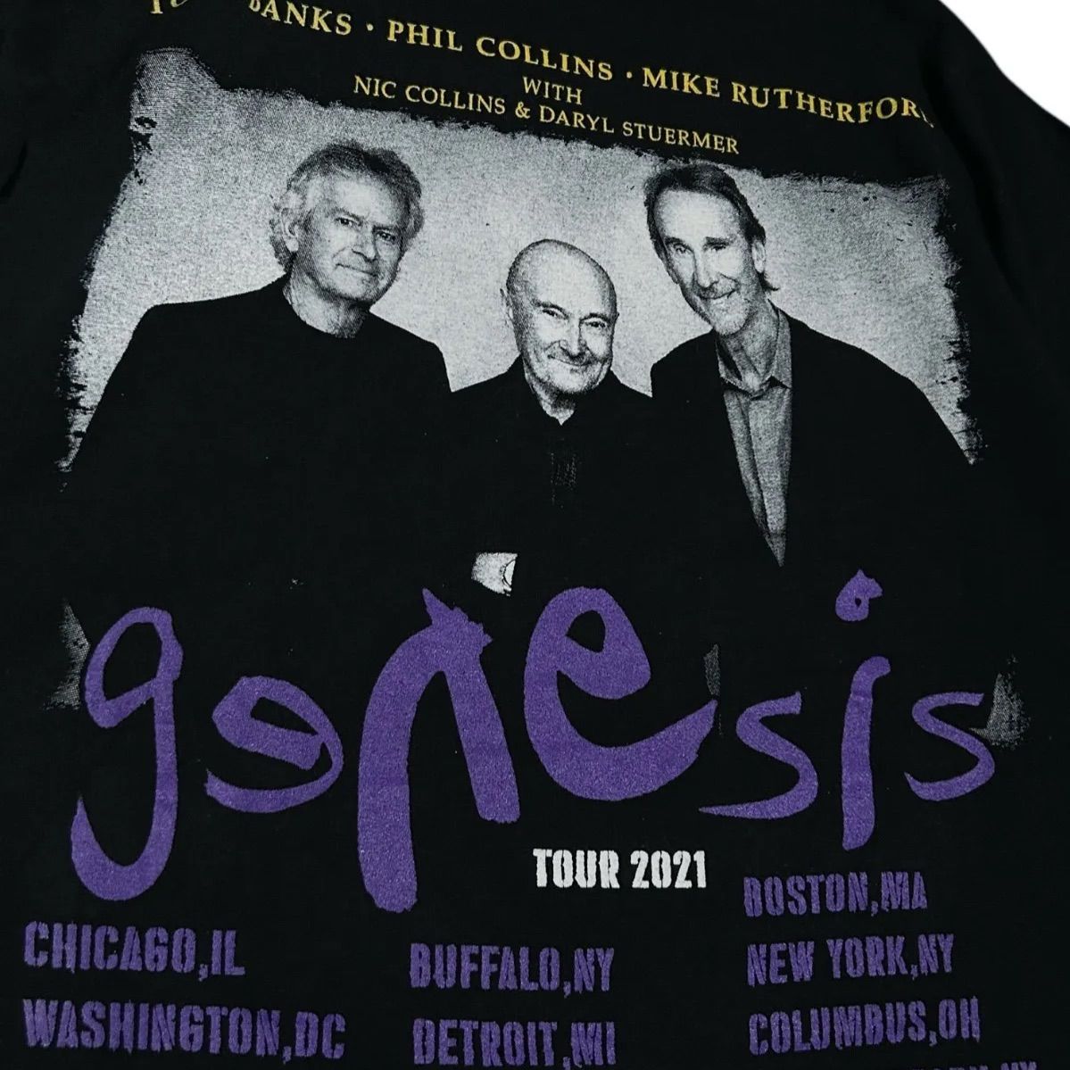 2021 Genesis The Last Domino? ツアー ジェネシス バンド Tシャツ