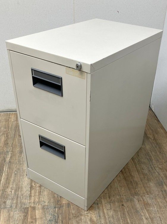 【中古品】コクヨ 2段キャビネット グレー