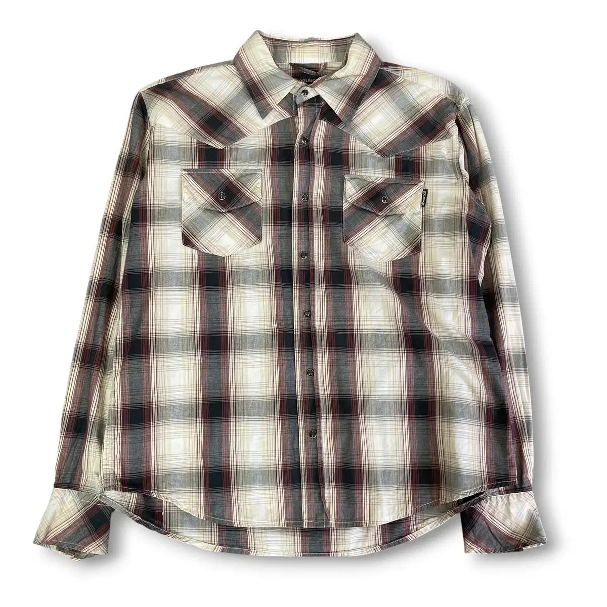 WOOLRICH チェック パータン ウエスト シャツ S