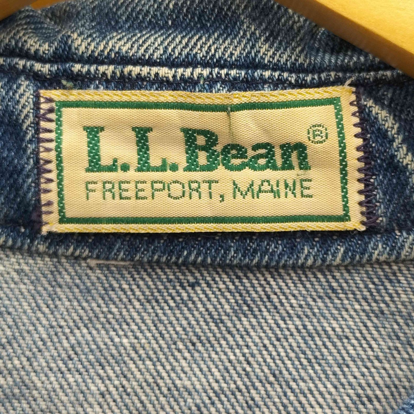 エルエルビーン L.L.Bean FREEPORT MAINE 70-80S USA製 OLD デニム