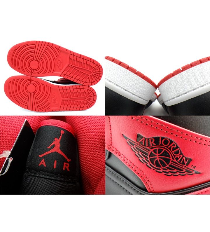 ナイキ NIKE 【 AIR JORDAN 1 MID Bred Toe DQ8426 060 】 エア