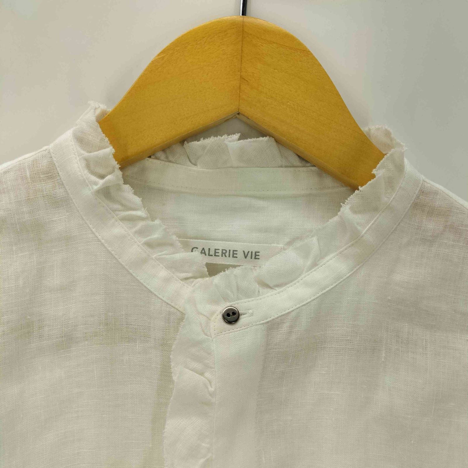 ギャルリーヴィー GALERIE VIE 24SS リネン ポプリン カット オフ