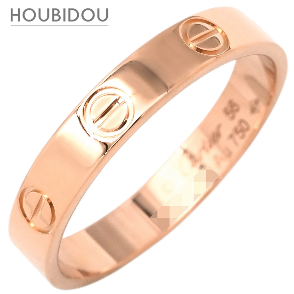 カルティエ Cartier リング 指輪 ミニラブリング ピンクゴールド #56(JP16) スモールモデル LOVE Ring 18K 750PG 15.5号 B4085200【中古】