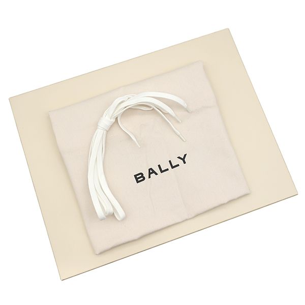 バリー BALLY スニーカー DARSYL アウトライン カーフ ブラック×レッド×ホワイト #8 1/2 新品 未使用 黒 赤 白 MSK09S 【箱】【中古】