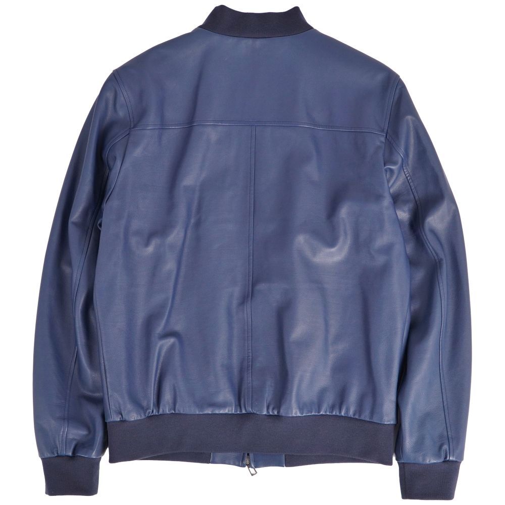 未使用 ロロピアーナ Loro Piana ジャケット レザージャケット ジップ