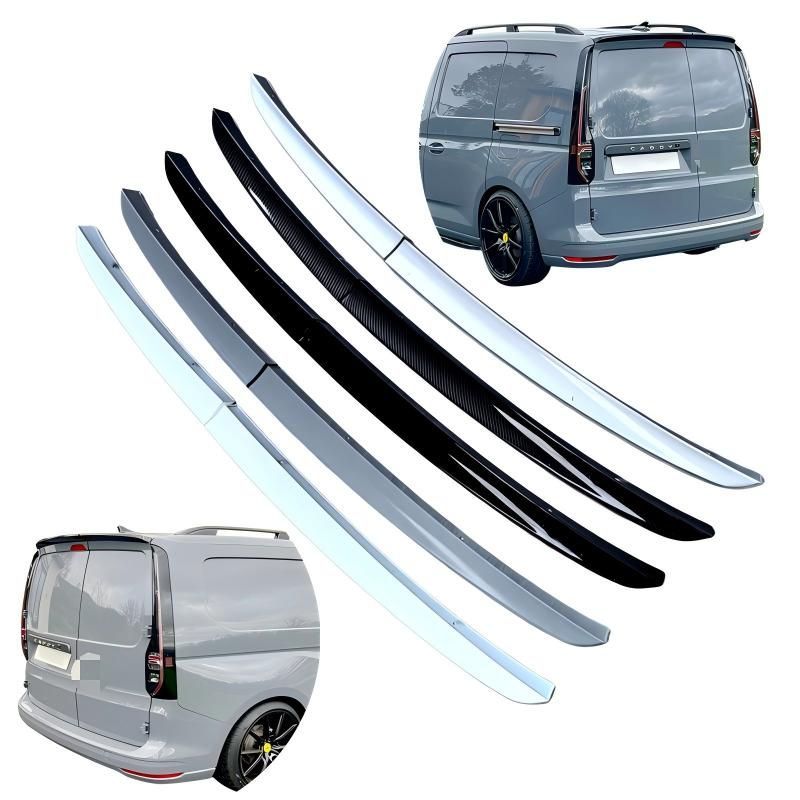 Volkswagen Caddy 2020-2024対応 リアルーフスポイラー リアウイング ABS製 ブラック カーボン調 無加工取付 外装アクセント 14,629円