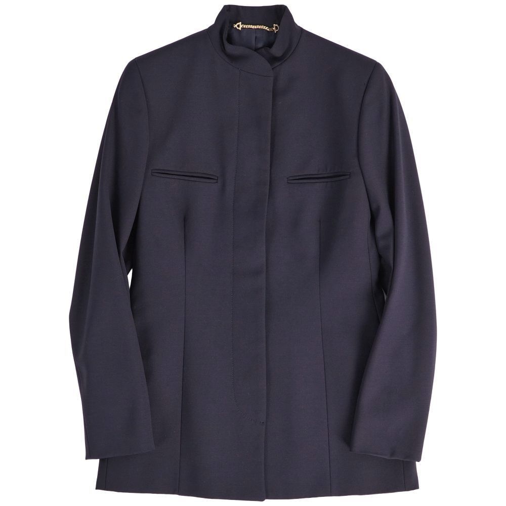 美品 グッチ GUCCI ジャケット トムフォード期 スタンドカラー ウール