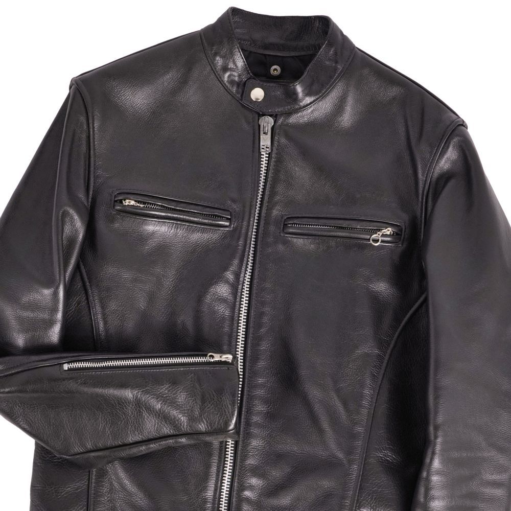 美品 バンソン VANSON ジャケット 74847 レザージャケット シングル