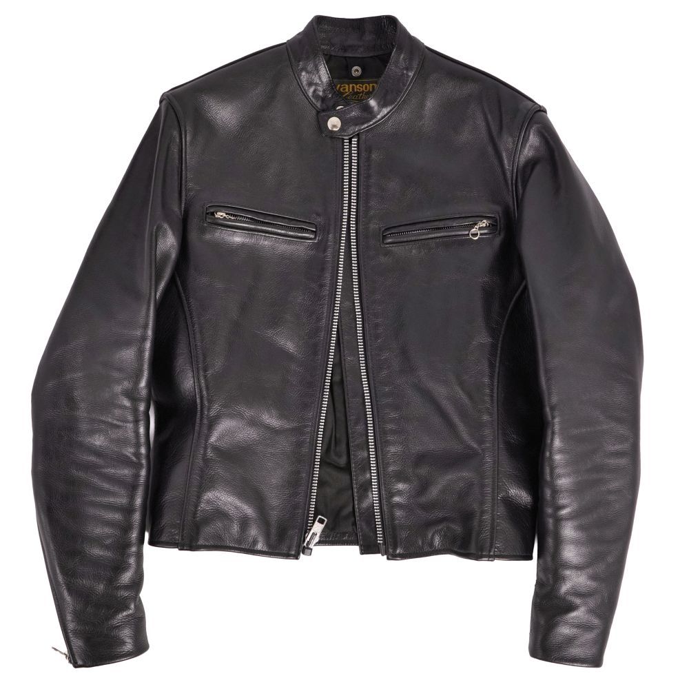 美品 バンソン VANSON ジャケット 74847 レザージャケット シングル