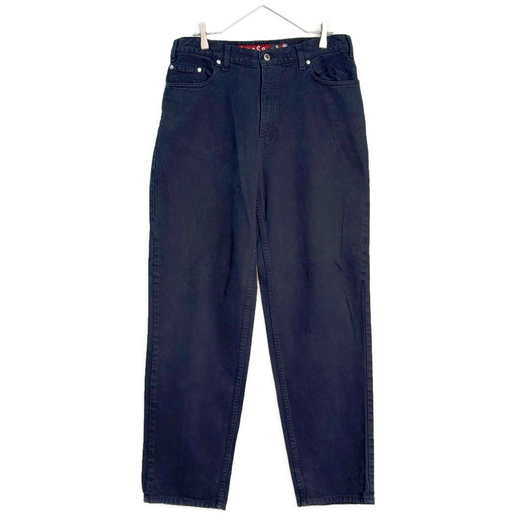 90年代 USA製 Levi's リーバイス SilverTab シルバータブ LOOSE デニムパンツ ブラック(メンズ W33 L32)中古 古着 Y5403