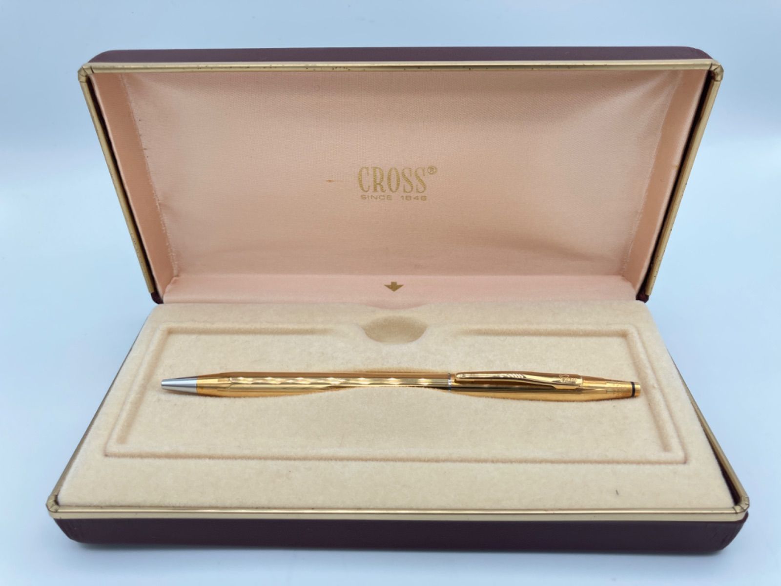□ CROSS クロス 18KT/14KT/メッキ ボールペン 3点セット - メルカリ