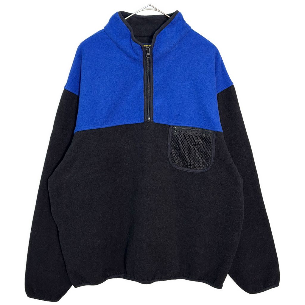 90年代 Eddie Bauer EBTEK エディー・バウアー イービーテック ハーフジップ フリースジャケット アウトドア(メンズ XL)中古 古着 Y5451