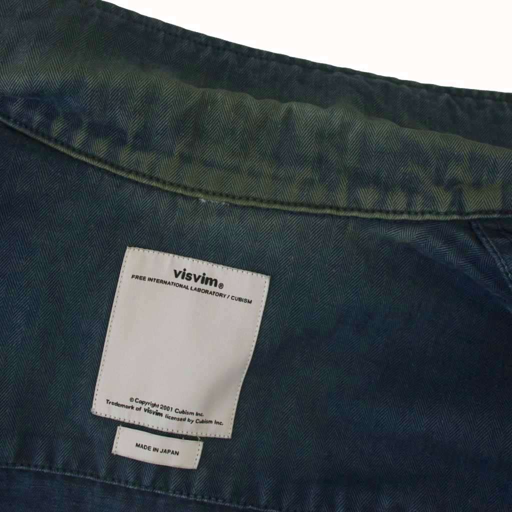 ビズビム VISVIM カバーオール ジャケット リネン 2 青 /BM28 - メルカリ