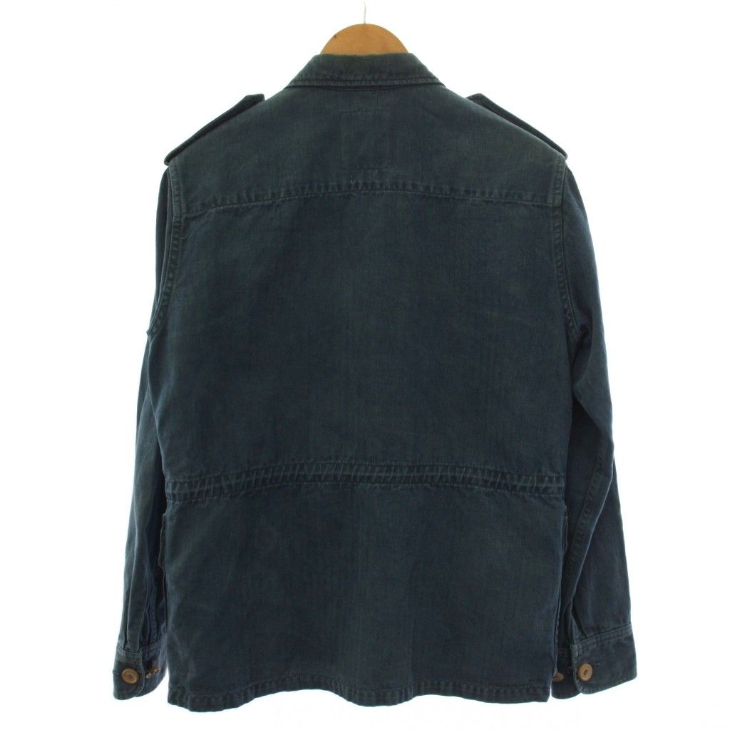 ビズビム VISVIM カバーオール ジャケット リネン 2 青 /BM28 - メルカリ