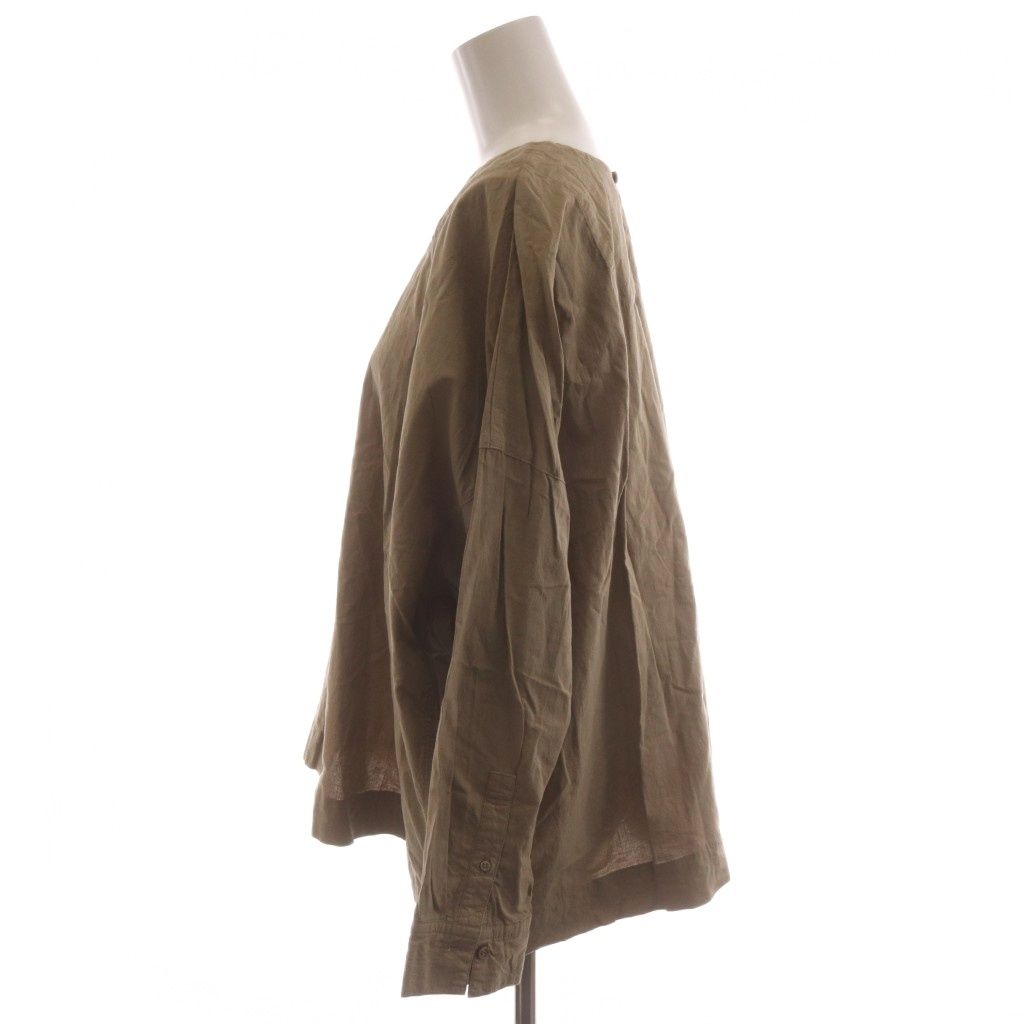ネストローブ nest Robe コットンリネン近江晒しボックスプルオーバー