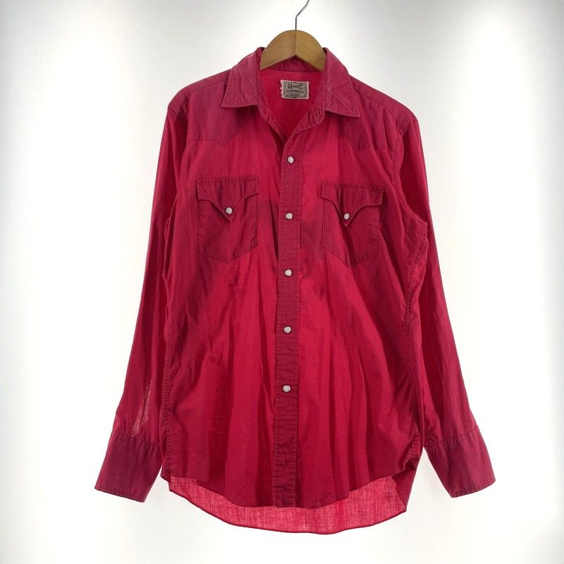 【現状渡し品】 H BARC エイチバーシー 60's WESTERN SHIRT VINTAGE 60年代 ウエスタン シャツ 長袖 トップス ヴィンテージ 【145-260713-yo-05-tei】
