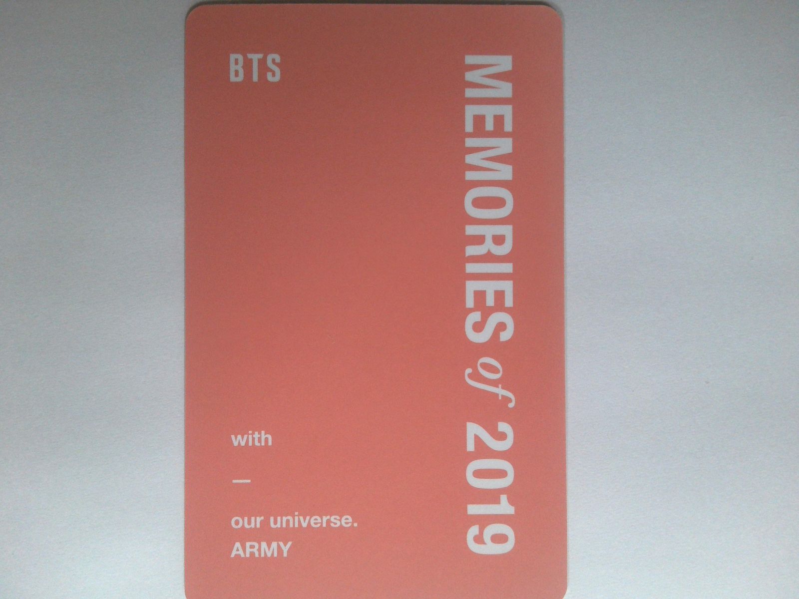 BTS V トレカ Memories of 2019 DVD テヒョン テテ - メルカリ