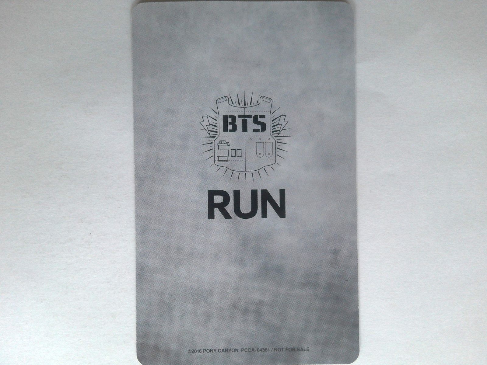BTS JIMIN トレカ 日本6th シングル RUN-Japanese Ver.- 封入特典
