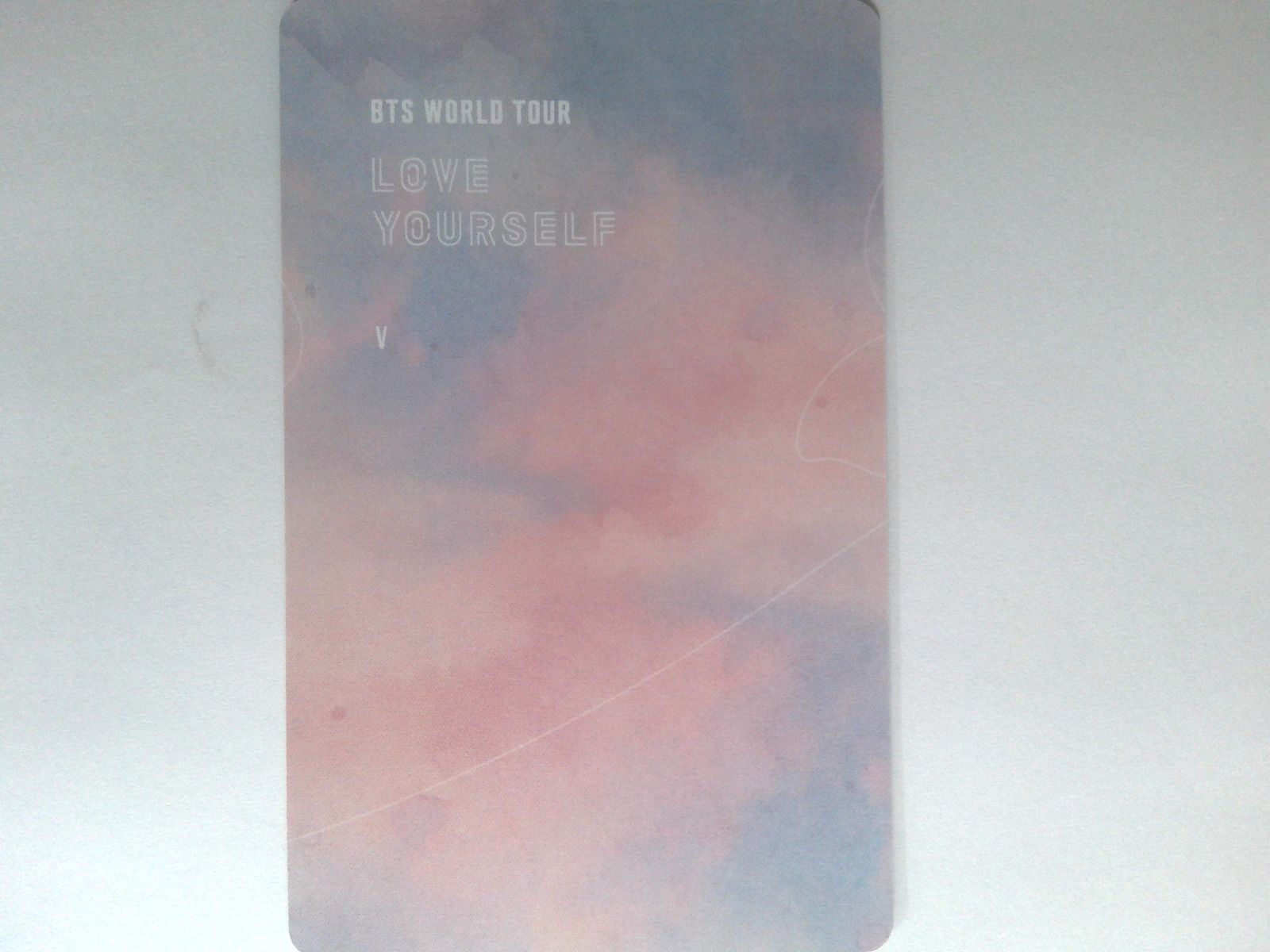 BTS V トレカ WORLD TOUR 'LOVE YOURSELF' SEOUL DVD テヒョン テテ