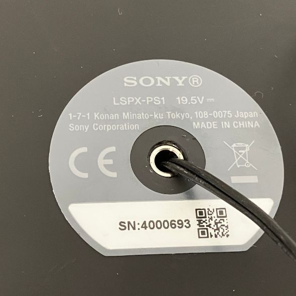 SONY LSPX-P1 LSPX-PS1 ポータブル超短焦点プロジェクター フロア