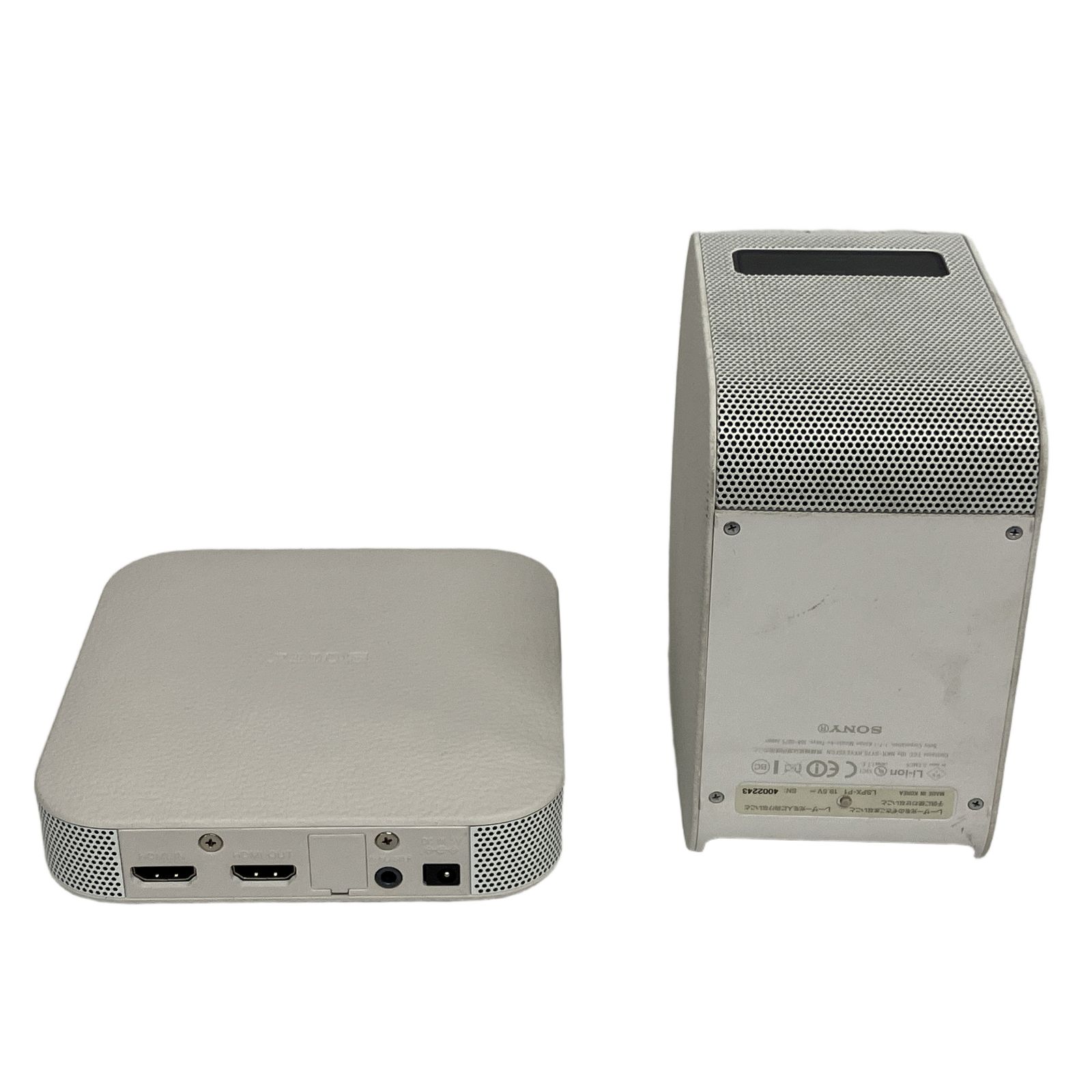 SONY LSPX-P1 LSPX-PS1 ポータブル超短焦点プロジェクター フロア