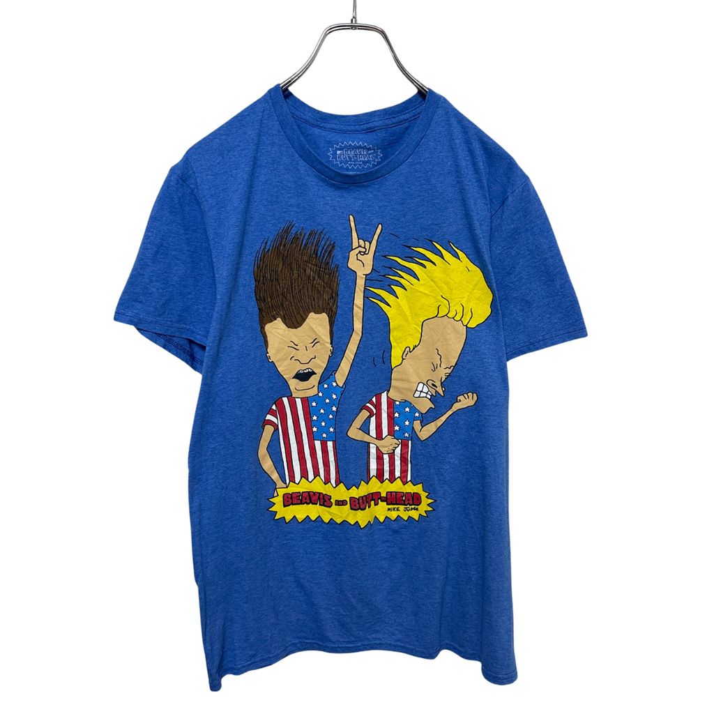 【Beavis and Butt-Head】 Character Print Tee キャラクタープリントTシャツ アニメ S-7079