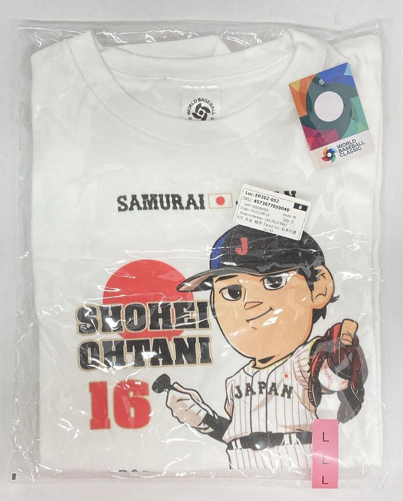 侍ジャパン 2026 WBC 大谷翔平イラストTシャツ タグ付 - メルカリ