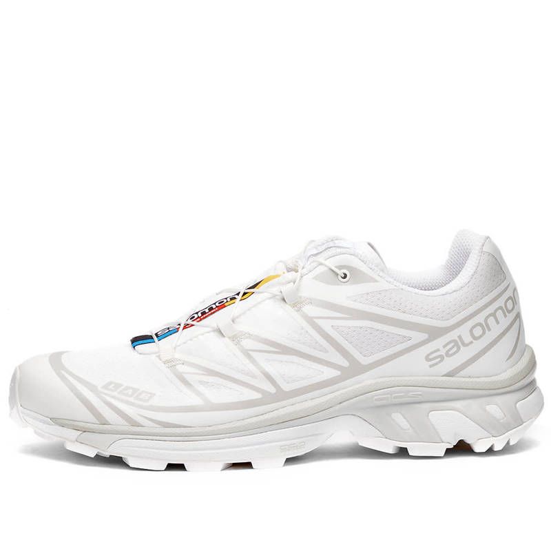 サロモン メンズ シューズ スニーカー Salomon XT6 White Lunarock ホワイト