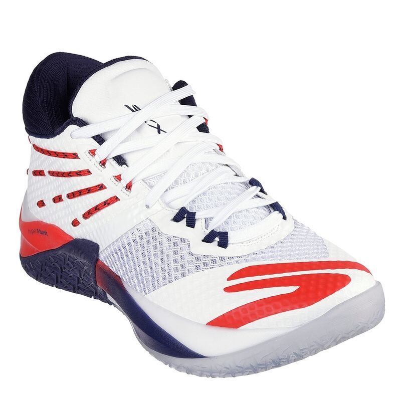 スケッチャーズ メンズ シューズ スニーカー メッシュ ヒール Skechers Breathable Mesh Tpu Heel Lock High Basketball Trainers Mens
