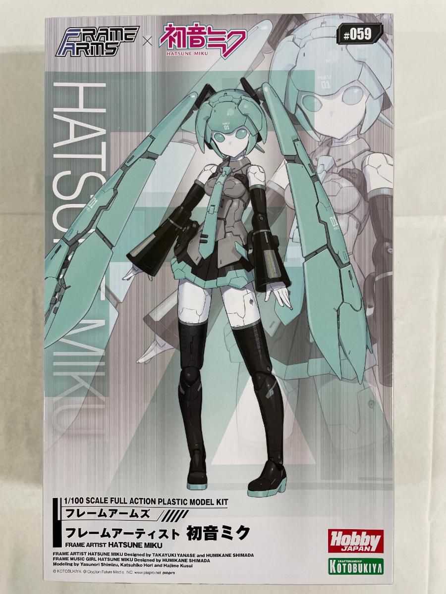 [Unopened] Frame Arms Frame Artist Hatsune Miku Total Height Approx. 159 mm 1/100 Scale Plastic Model Molding Color FA129