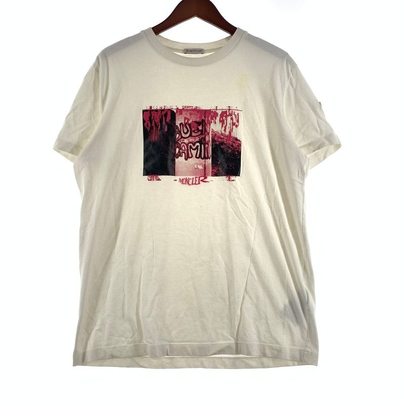 【中古品】 MONCLER モンクレール MAGLIA T-SHIRT F10918C72210 8390T マグリア Tシャツ 半袖 トップス 【141-260713-yo-13-tei】