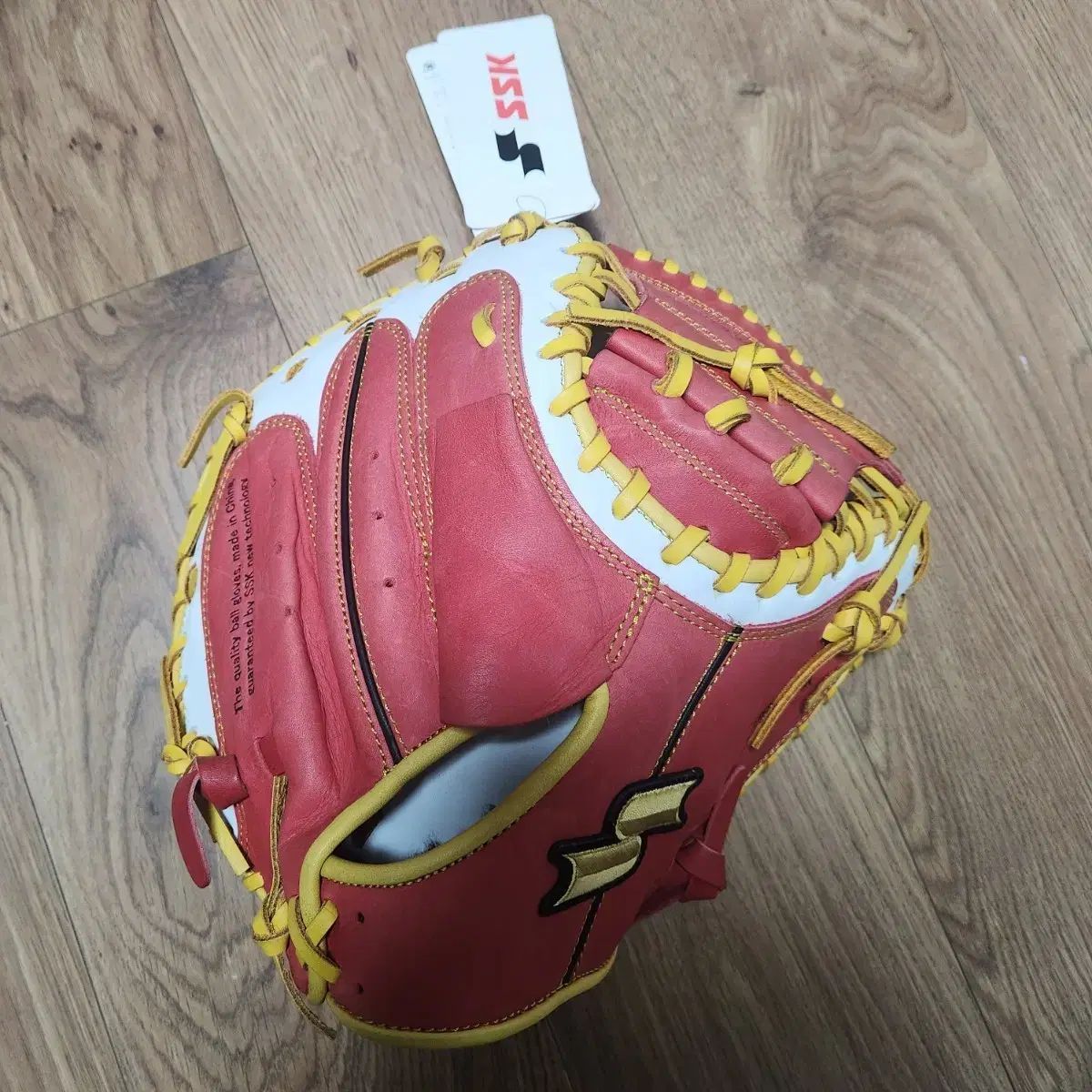 SSK 野球グローブ キャッチャーミット TC-112K レッド