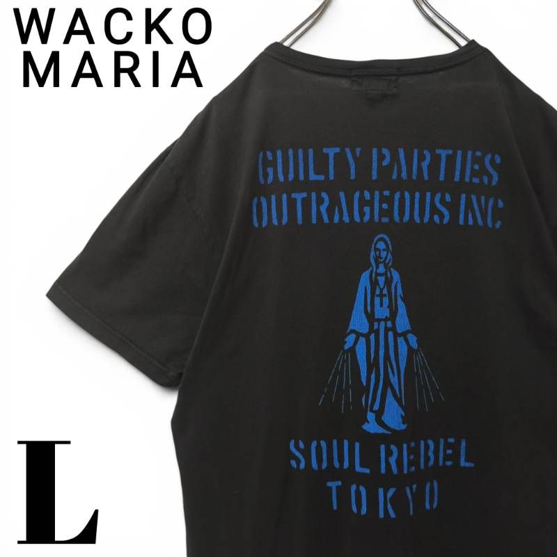 WACKOMARIA ワコマリア バックプリント マリア Tシャツ 半袖 初期タグ 7,742円