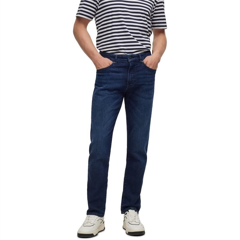 ボス メンズ ボトムス デニムパンツ ジーンズ Boss Maine Jeans Mens Dark Blue 406 ブルー