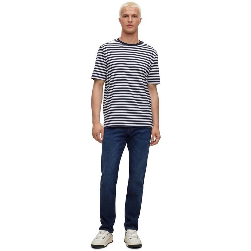 ボス メンズ ボトムス デニムパンツ ジーンズ Boss Maine Jeans Mens Dark Blue 406 ブルー