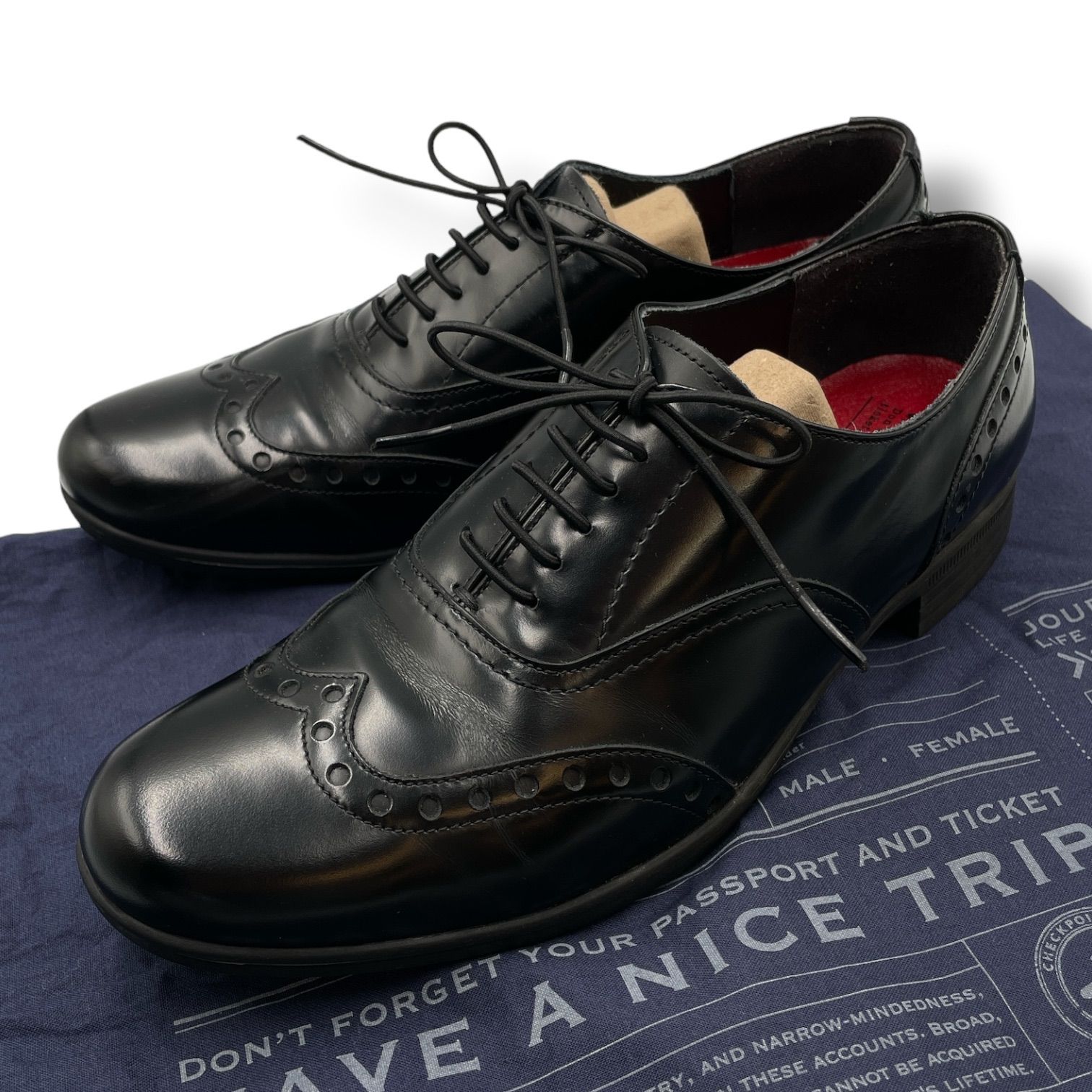 TRAVEL SHOES by chausser トラベルシューズバイショセ ブラックガラス