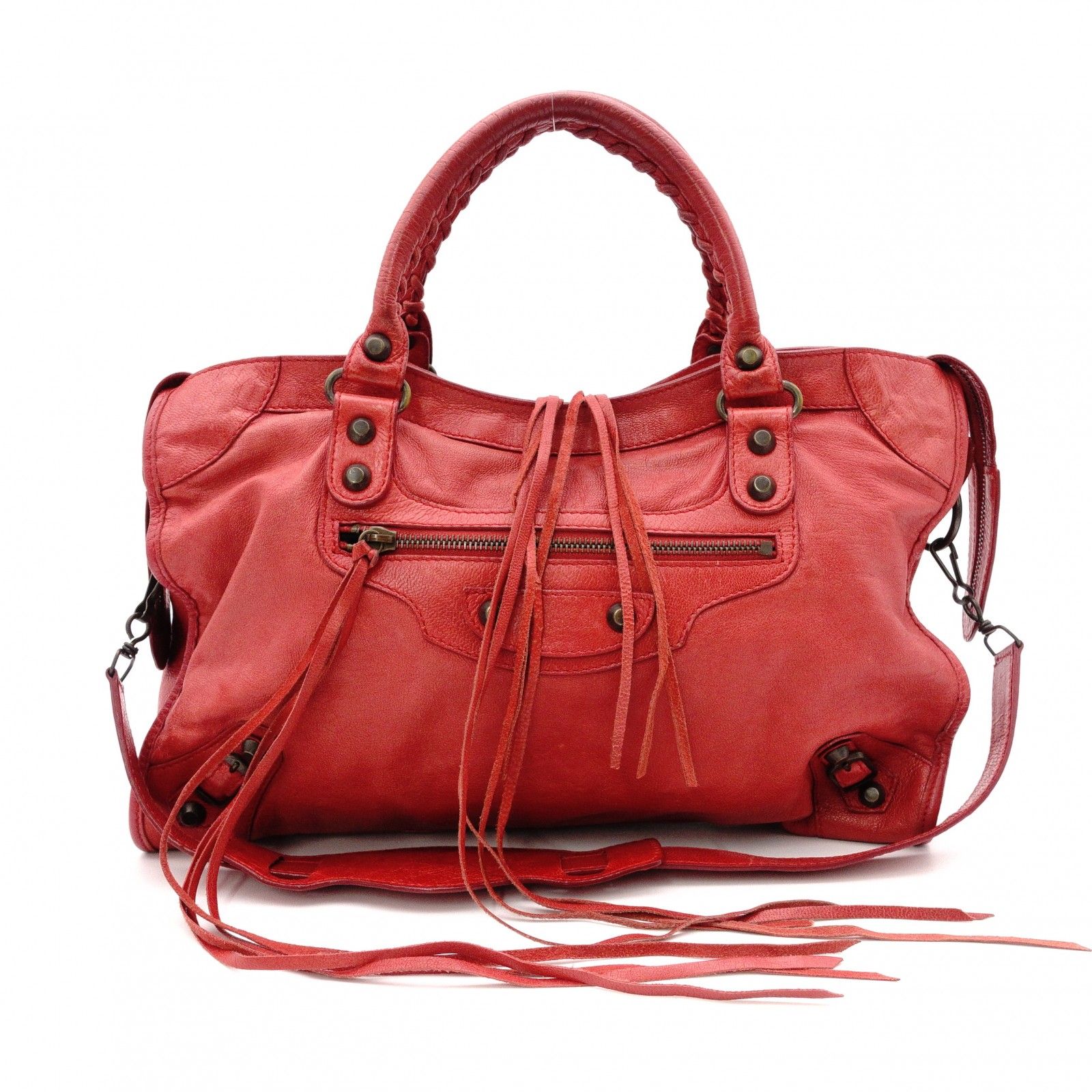 BALENCIAGA バレンシアガ ザ・シティ ハンドバッグ 2WAY レザー 
