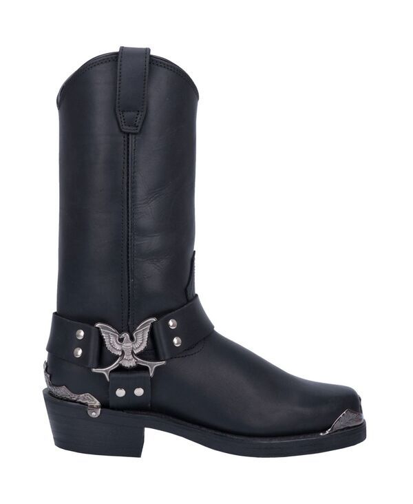 ディンゴ メンズ シューズ ブーツ・レインブーツ レザー Dingo Mens Chopper Leather Harness Boot Black ブラック