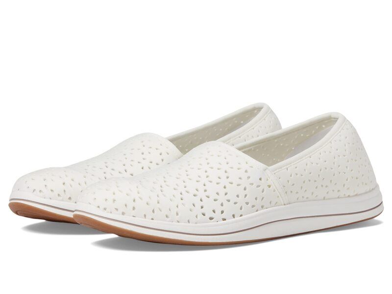 クラークス レディース シューズ スニーカー Clarks Breezemily Whitextile ホワイト