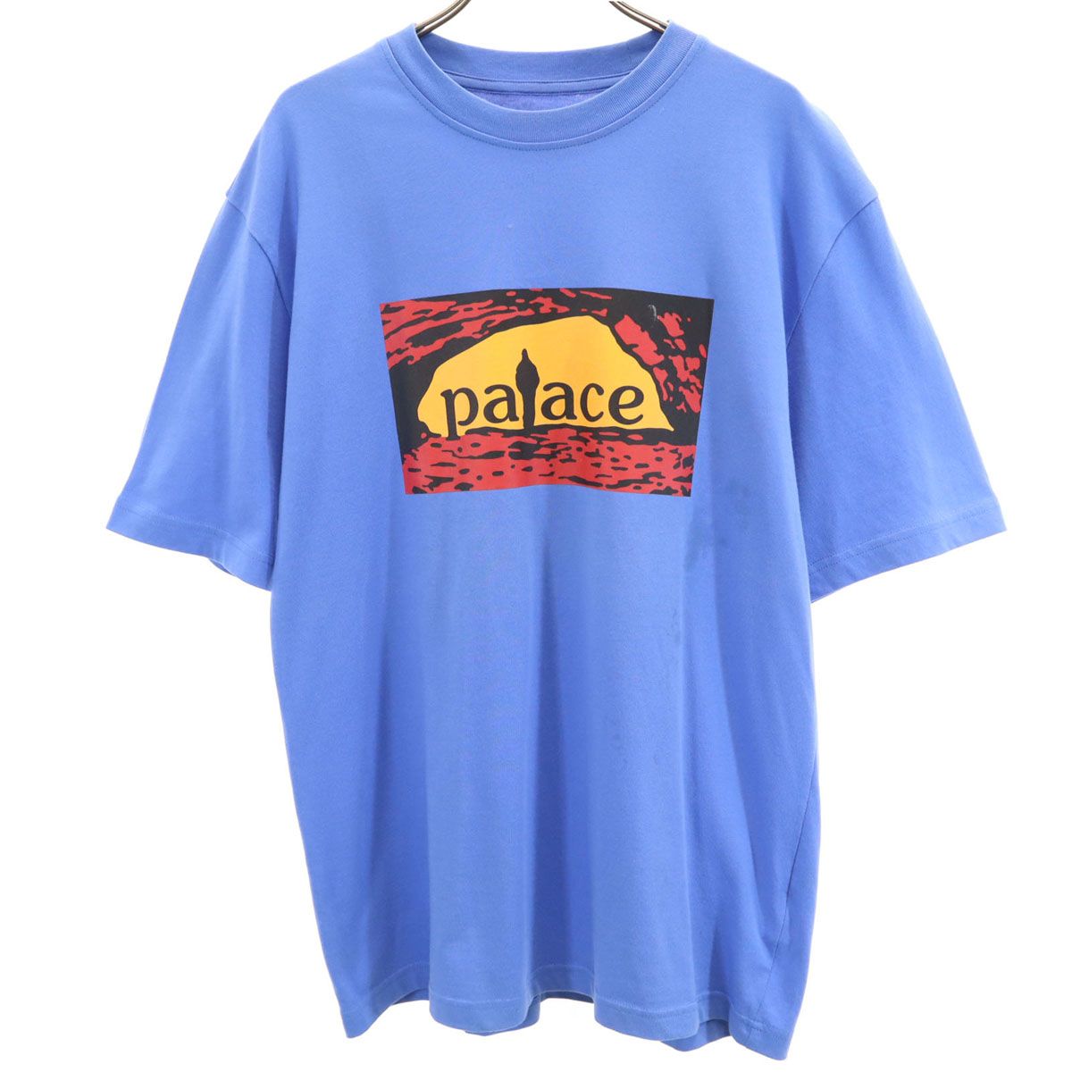 PALACE パレス 半袖 Tシャツ M ブルー メンズ 古着 - メルカリ