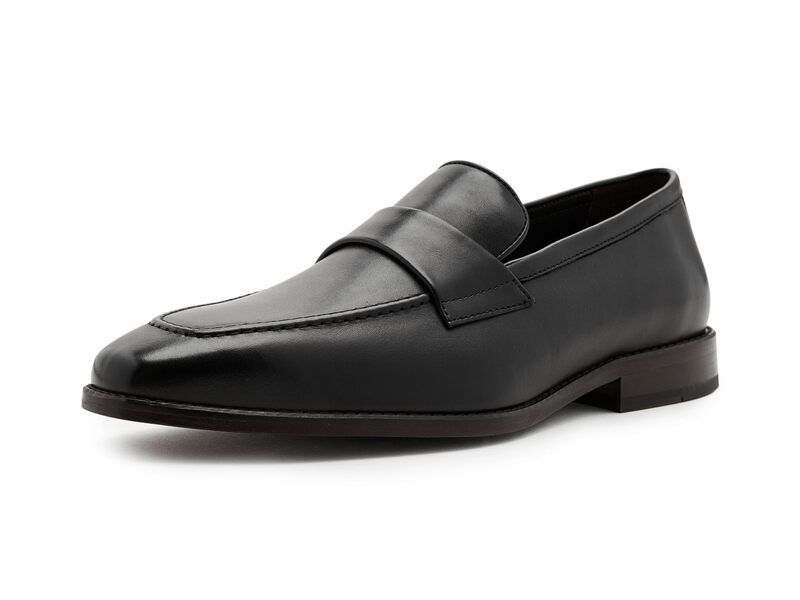 ジョンストンアンドマーフィー メンズ シューズ スリッポン・ローファー Johnston Murphy Floyd Penny Loafers Black Full Grai ブラック