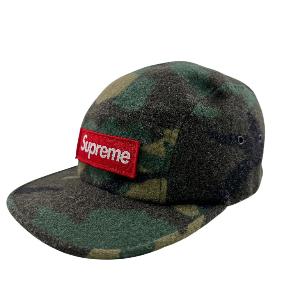 Supreme シュプリーム カモフラージュキャップ ウール キャップ カモ