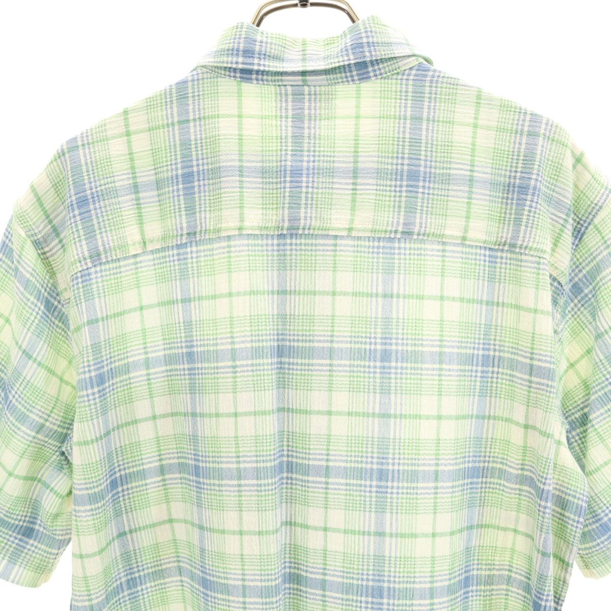 patagonia パタゴニア チェック柄 半袖 シャツ S グリーン 52921SP21