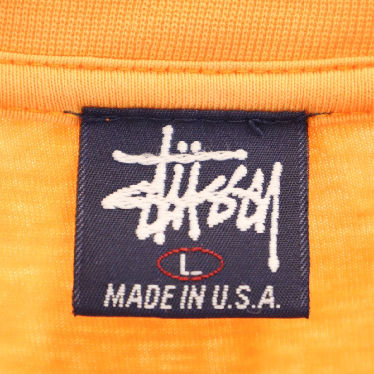 STUSSY ステューシー 90s USA製 紺タグ オールド 半袖 Tシャツ L