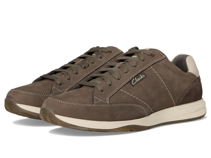 クラークス メンズ シューズ スニーカー レース Clarks Townview Lace Grey Nubuck グレー