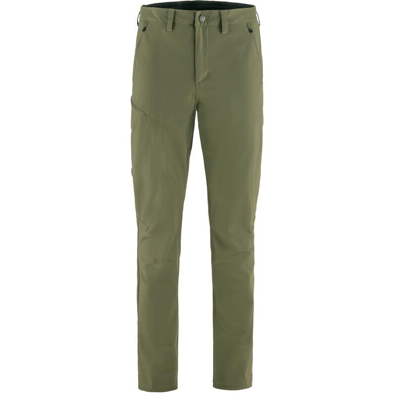 フェールラーベン メンズ ボトムス カジュアルパンツ Fjallraven Abisko Trail Stretch Trousers Laurel Green グリーン