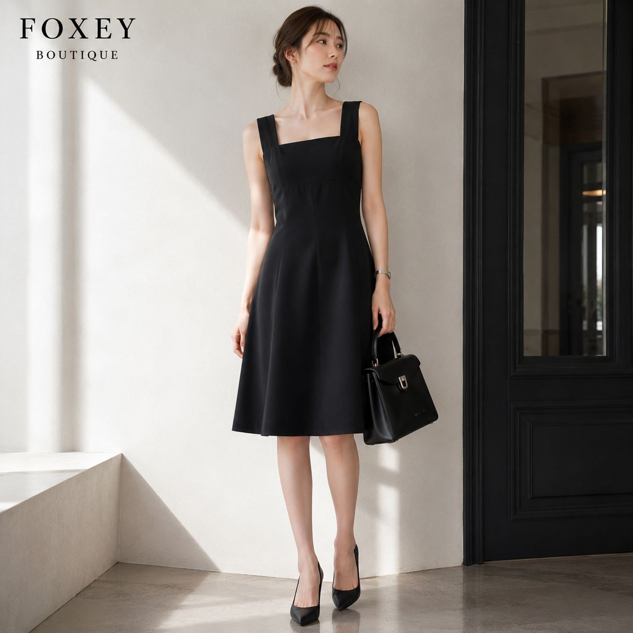 参考価格120,000円【新品同様 / 『無敵の補正ワンピ』」】FOXEY 