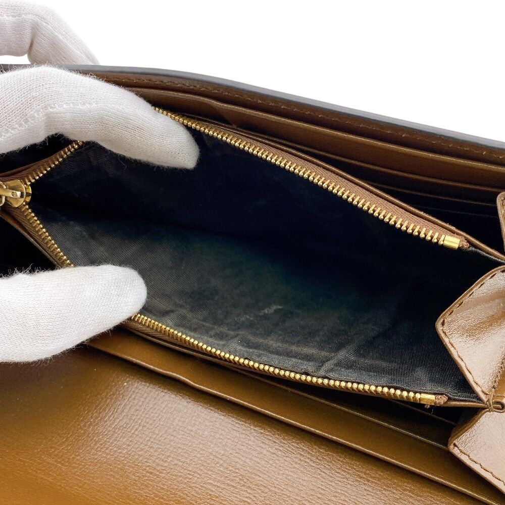 GUCCI グッチ 652681 ジャッキー GGスプリーム レザー 長財布 ブラウン